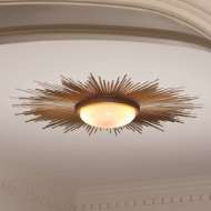 Picture of SUNBURST LIGHT FIXTURE-GOLD