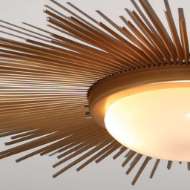 Picture of SUNBURST LIGHT FIXTURE-GOLD