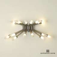 Picture of QUARTZ BURST SCONCE-SATIN NICKEL