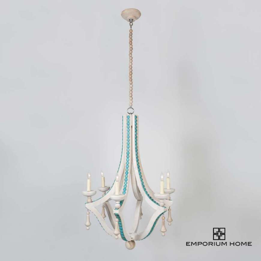 Picture of CABOCHON CHANDELIER-TURQUOISE