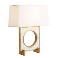 Picture of PASSAGEWAY TABLE LAMP-SATIN BRASS-SQUARE