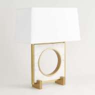 Picture of PASSAGEWAY TABLE LAMP-SATIN BRASS-SQUARE