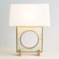 Picture of PASSAGEWAY TABLE LAMP-SATIN BRASS-SQUARE