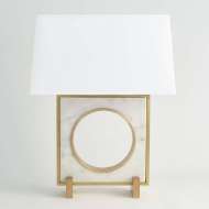 Picture of PASSAGEWAY TABLE LAMP-SATIN BRASS-SQUARE