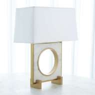 Picture of PASSAGEWAY TABLE LAMP-SATIN BRASS-SQUARE