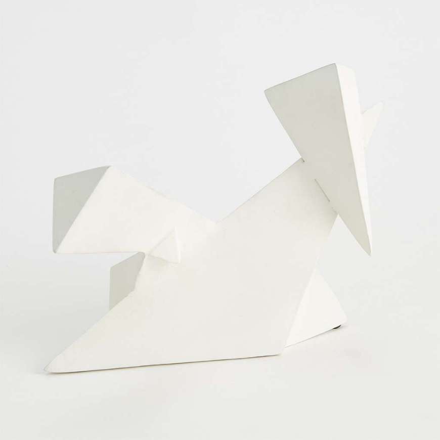 Picture of ANGULAR OUTCROP SCULPTURE-WHITE-SM