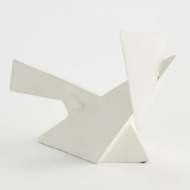 Picture of ANGULAR OUTCROP SCULPTURE-WHITE-SM