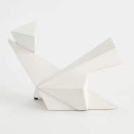 Picture of ANGULAR OUTCROP SCULPTURE-WHITE-SM