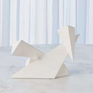 Picture of ANGULAR OUTCROP SCULPTURE-WHITE-SM