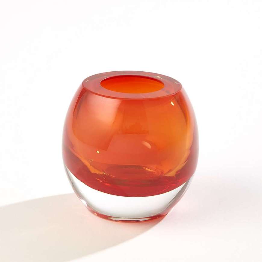 Picture of COLOR DROP VOTIVE-BURNT ORANGE