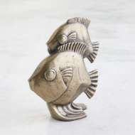 Picture of FISHY SCULPTURE-ANTIQUE BRASS