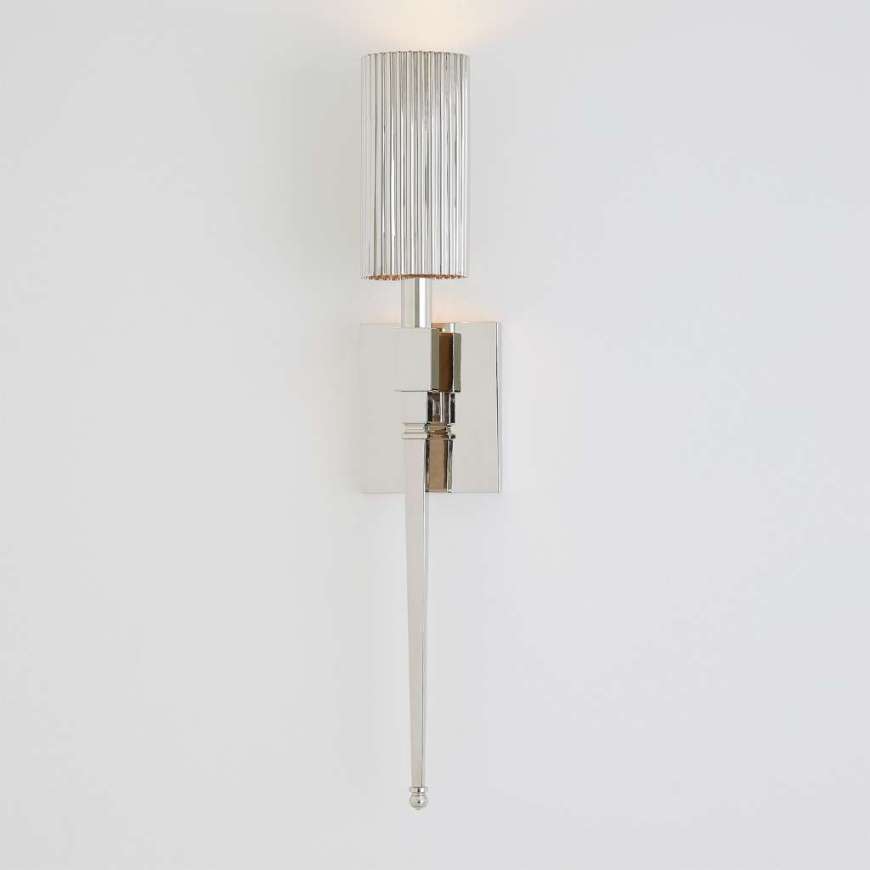 Picture of FLUTED SINGLE SCONCE-NICKEL