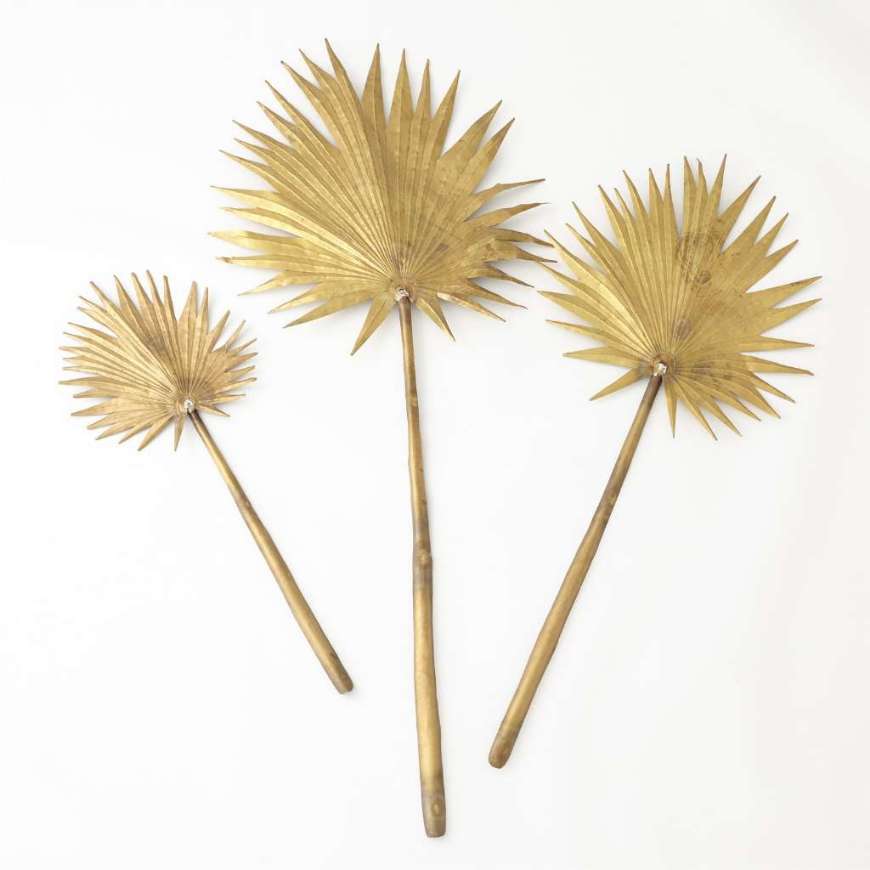 Picture of BRASS PALM LEAF