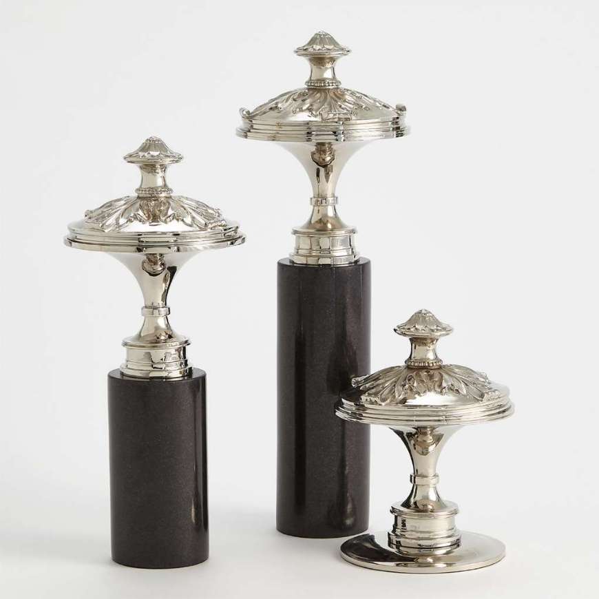 Picture of NEWEL CAP SCULPTURE-NICKEL