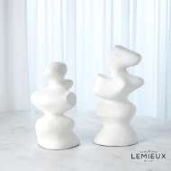 Picture of S/2 MOUREN SCULPTURES-WHITE