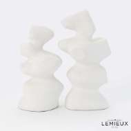 Picture of S/2 MOUREN SCULPTURES-WHITE