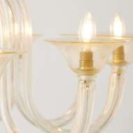 Picture of VENETIAN GLASS CHANDELIER-GOLD LEAF