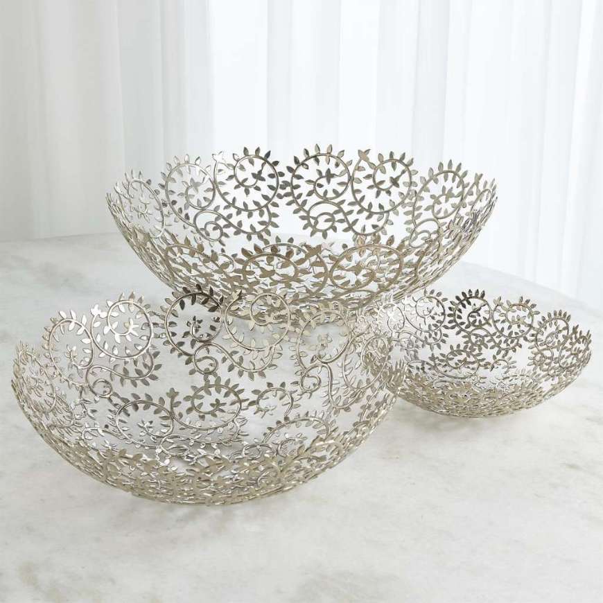 Picture of LEAFY BOWLS-NICKEL