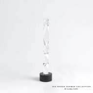 Picture of FACETTE COLUMN SCULPTURE-BLACK BASE