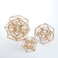 Picture of GEO SCULPTURE-GOLD