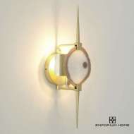 Picture of ECLIPSE AGATE SCONCE-SATIN BRASS