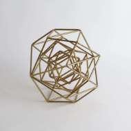 Picture of GEO SCULPTURE-GOLD