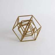 Picture of GEO SCULPTURE-GOLD