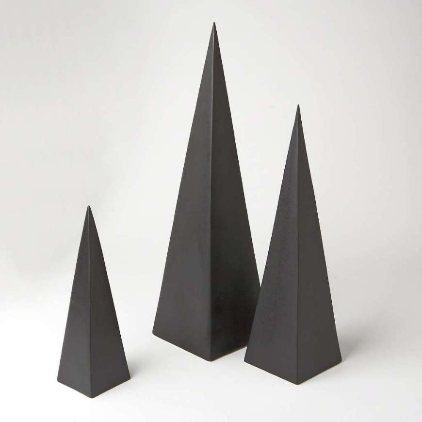 Picture of S/3 PYRAMID OBJET-BLACK