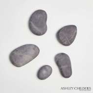 Picture of S/5 RIVER ROCKS-GREY