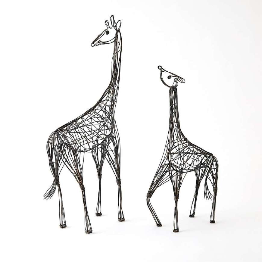 Picture of WIRE GIRAFFES-BRONZE