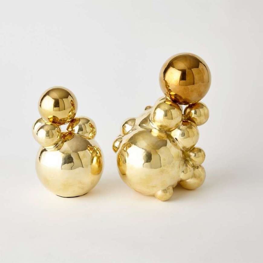 Picture of BUBBLE ORB HOLDER-BRASS