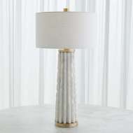 Picture of QUARRY TABLE LAMP-WHITE MARBLE