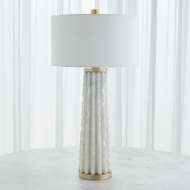 Picture of QUARRY TABLE LAMP-WHITE MARBLE