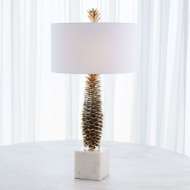 Picture of PINECONE TABLE LAMP-BRASS