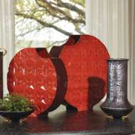 Picture of GEOMETRIC VESSEL-RED