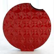 Picture of GEOMETRIC VESSEL-RED