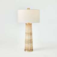 Picture of QUARRY TABLE LAMP-TRAVERTINE