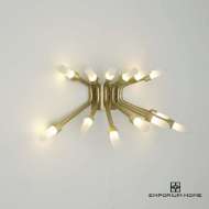 Picture of QUARTZ BURST SCONCE-SATIN BRASS