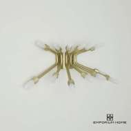 Picture of QUARTZ BURST SCONCE-SATIN BRASS