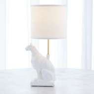 Picture of EGYPTIAN CAT LAMP-MATTE WHITE