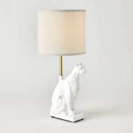 Picture of EGYPTIAN CAT LAMP-MATTE WHITE