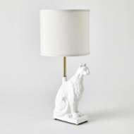 Picture of EGYPTIAN CAT LAMP-MATTE WHITE