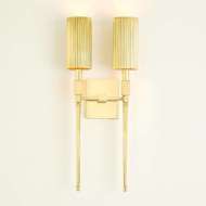 Picture of FLUTED DOUBLE AND SINGLE SCONCE COLLECTION-BRASS