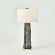 Picture of QUARRY TABLE LAMP-BLACK MARBLE