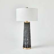 Picture of QUARRY TABLE LAMP-BLACK MARBLE