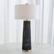 Picture of QUARRY TABLE LAMP-BLACK MARBLE