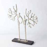 Picture of BRANCH MAN AND WOMAN-SILVER LEAF