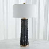 Picture of QUARRY TABLE LAMP-BLACK MARBLE