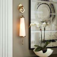 Picture of QUATREFOIL SCONCE-BRASS-HW