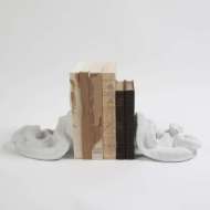 Picture of SNAKE BOOKENDS-MATTE WHITE